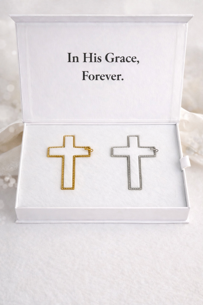 His & Hers Covenant Cross Bracelets