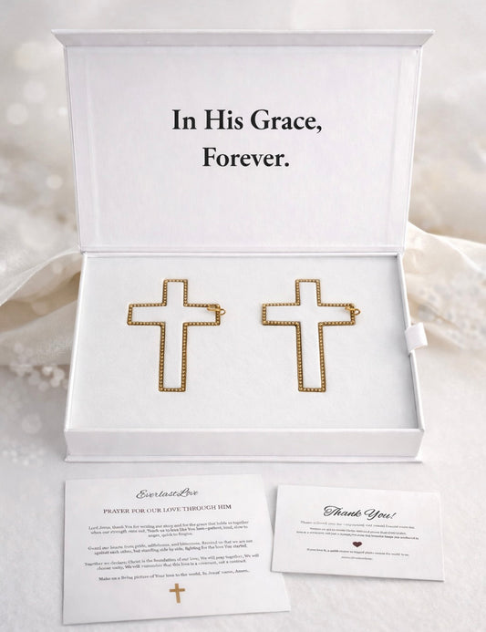 His & Hers Covenant Cross Bracelets